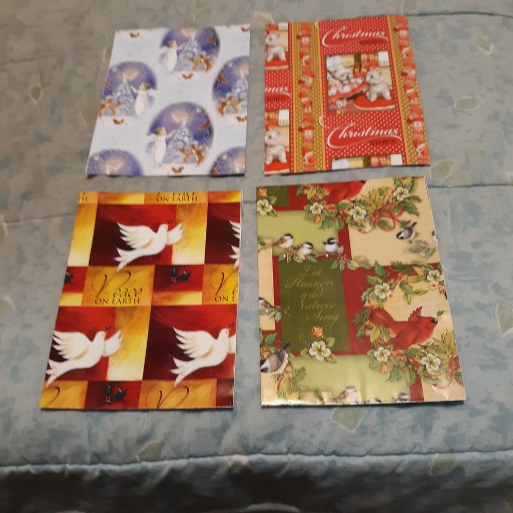 Christmas Holiday Wrapping Paper Bundle